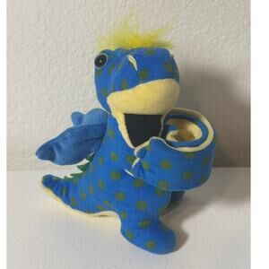 Bear Factory Blue Dragon/Dinosaur Hugger Slap Bracelet 6" Plush 2023